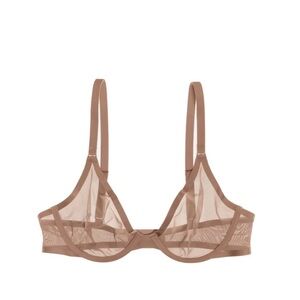 CUUP Plunge mesh bra